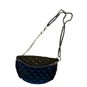 Steve Madden Quilted Faux Leather Chain Belt Bag